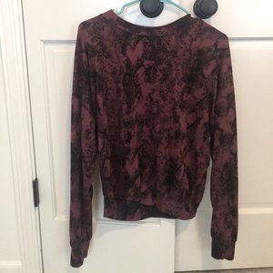 Burgandy and Black soft top